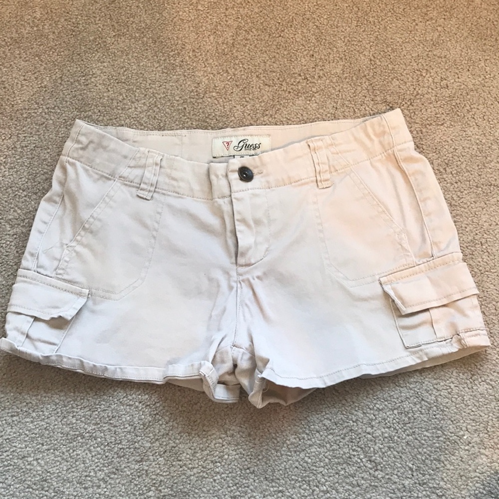 Guess Tan Cargo Shorts